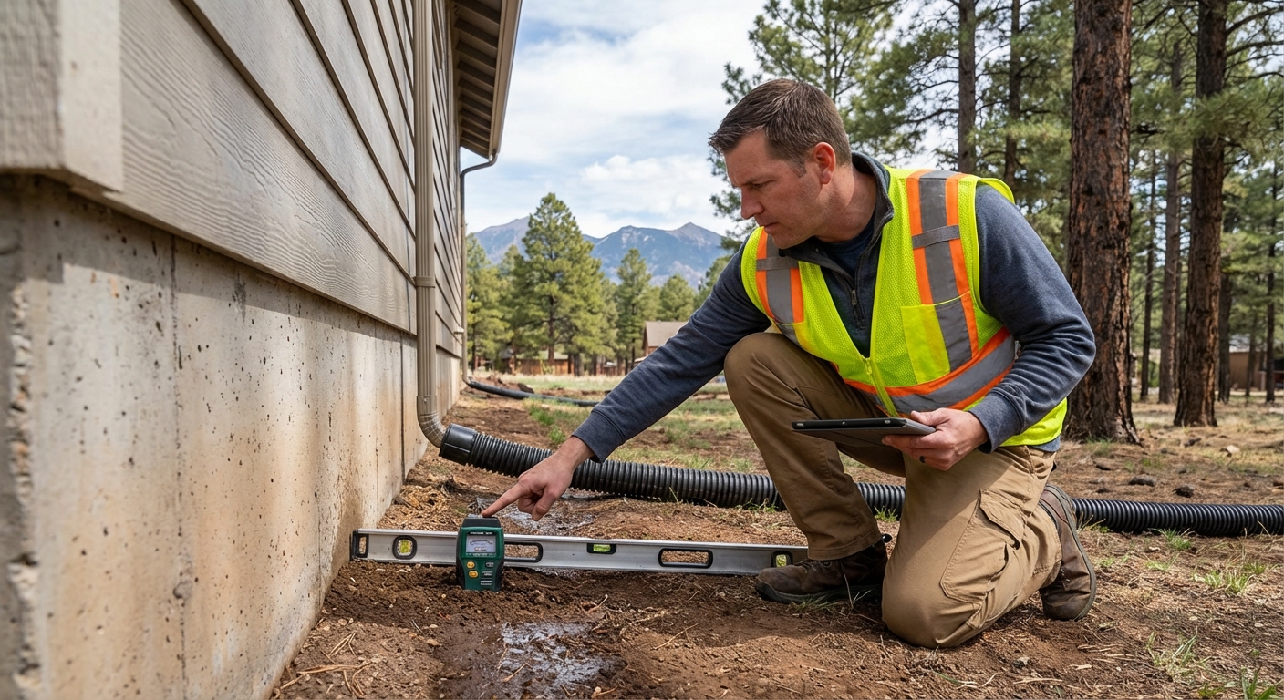 Can a Home Inspection in Flagstaff Find Drainage and Grading Issues?
