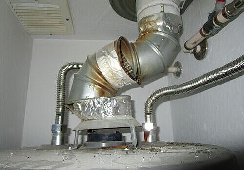 Unsafe Water Heater Exhaust Venting Identified as a Carbon Monoxide Risk