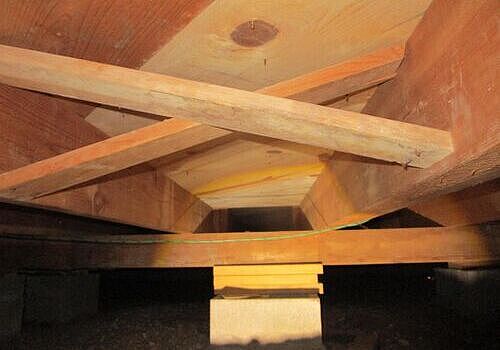 Improperly Added Supports in the Crawlspace