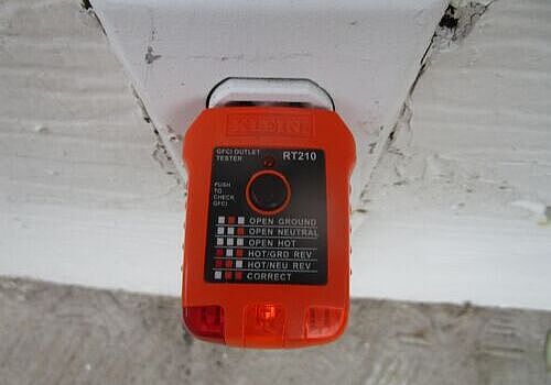 Checking for Open Grounds & Non Compliant Exterior GFCI Receptacles